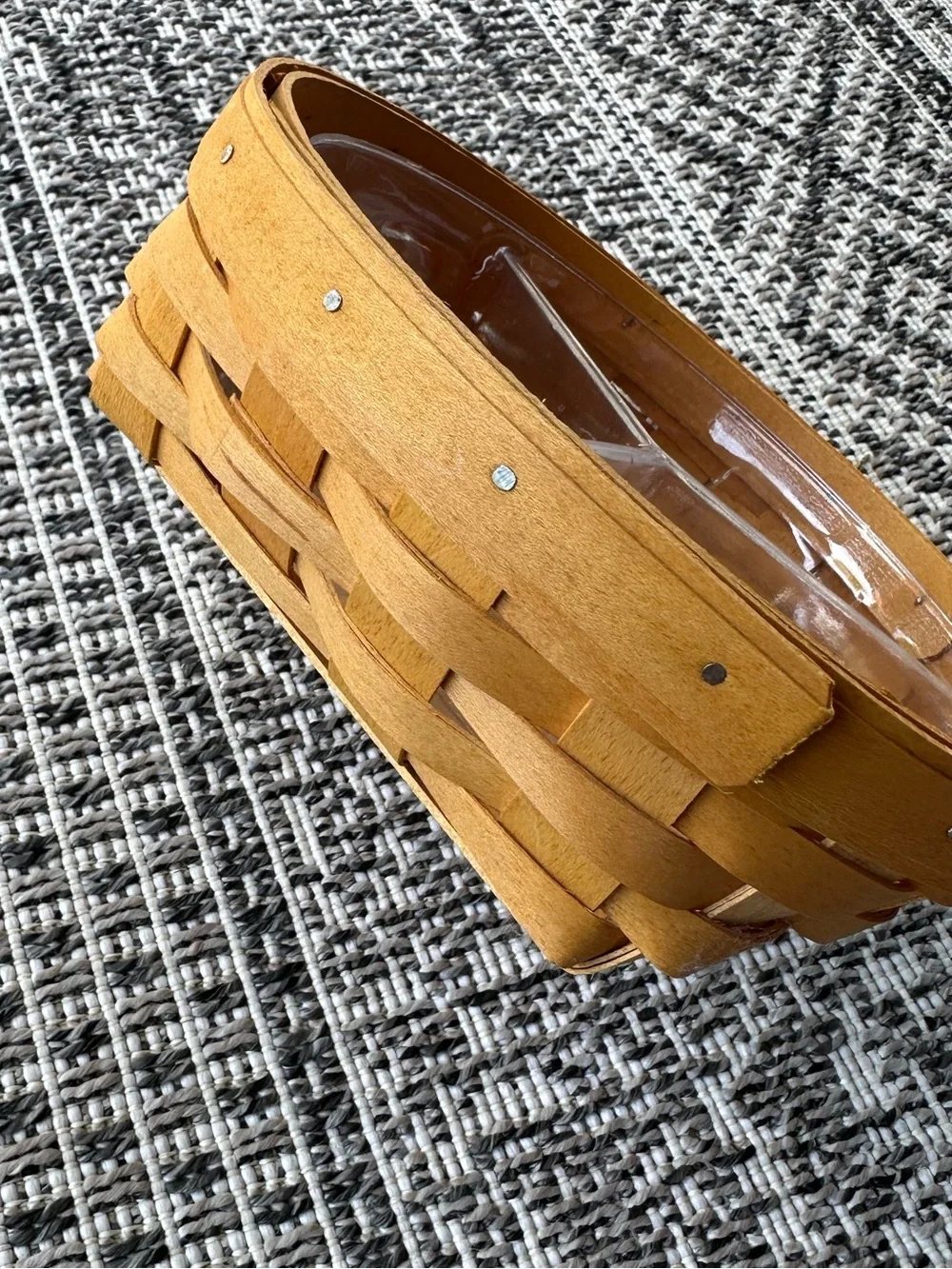 Longaberger Catch All Basket (2001) with Divided Protector